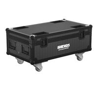SHEHDS FLIGHT CASE DI RICARICA PER 10 ARCHITETTURALI LED 6 x 18 WATT RGBWYP A BATTERIA