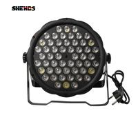 SHEHDS LED Par Light 1 pz 54x3 W RGBW 4in1 DMX512 Controllo Dj Disco Decorazione Di Natale Night Club Effetto Proiettore