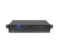 SHEHUALI Commutatore video, Switch matrice/video HD 4x4 8x8 8x16 16x16 16x32, switcher matrice host segnale digitale stile chassis 1080P(WHITE,No Network Control)