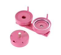 SHEHUALI Creatore di Badge, Badge Pin Button Maker Machine DIY 25/32/37 / 44MM Set di Badge con Parti di Pulsanti + taglierina Circolare, Macchina for pressa for Badge(Noir)