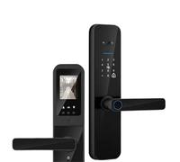SHEHUALI Maniglia della porta intelligente, Serratura elettronica digitale intelligente con sblocco chiave password smart card for impronte digitali con fotocamera biometrica(190x22(5050))