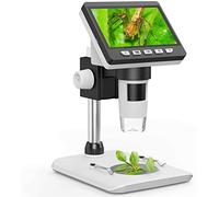SHEHUALI Microscopio, 4,3 Pollici 5. 0x-1000x LCD Zoom di ingrandimento del microscopio Digitale HD 1080p 2.0MP USB Microscopio 8. PORTATO Microscopio della videocamera.