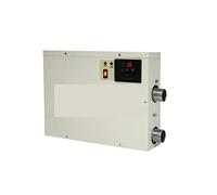 SHEHUALI Riscaldatori per Piscina, 1 5KW Termostato Digitale Elettrico Waterproof Touch Screen Display Digital Display può Aggiungere Un di Controllo della circolazione for la Vasca e Spa