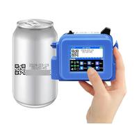 SHEHUALI Stampante Manuale, Macchina da stampa della data immagine del logo numero di codice a barre QR stampante a getto d'inchiostro portatile mini 12,7 mm