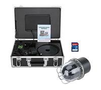 SHEHUALI Telecamera Subacquea, 7. "Dvr. Recorder 20m / 50m / 100m Videocamera di pesca subacquea Videocamera di pesca IP68. Impermeabile 20. Le. Telecamera rotante DS a 360 gradi,Fishfinder(FX7D-50M)