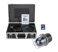SHEHUALI Telecamera Subacquea, 7 pollici DVR. Registratore subacqueo Pesca Videocamera Videocamera Finder IP68. Impermeabile 20. Le. Telecamera a cupola rotante a 360 gradi DS,Fishfinder(FX7D-100M)