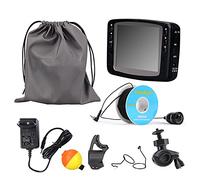 SHEHUALI Telecamera Subacquea, 8. IR Lampada a infrarossi 100. 0TVL 3.5 '' Schermo a colori subacqueo Ice Video Pesca Telecamera Kit Visual Video Fish Finder Fishcam,Fishfinder(Cable length-25M)