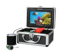 SHEHUALI Telecamera Subacquea, Fotocamera Fish Finder 7 '' HD 1000TVL. Telecamera da pesca subacquea impermeabile 6 PCS. bianca PORTATO for la pesca del mare,Fishfinder(White LED 30M Cable)