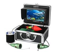 SHEHUALI Telecamera Subacquea, Kit videocamera da pesca subacquea da 10 m 1000TVL 6 PCS. Lampada a infrarossi luci con monitor a colori pollici,Fishfinder(F009MJ-30M-IR)