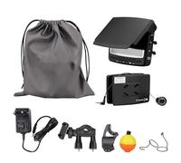 SHEHUALI Telecamera Subacquea, Video Fish Finder 4.3 pollici IPS LCD. Monitor Kit fotocamera for retroilluminazione manuale di pesca su ghiaccio subacqueo invernale,Fishfinder(VET15-15M Cable)