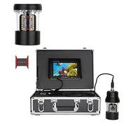 SHEHUALI Telecamera Subacquea, Videocamera da pesca da 7 pollici 20m / 50m / 100m / 100m IP68. Impermeabile 38. Le. Telecamera rotante DS a 360 gradi,Fishfinder(F8200B-2L-20M)