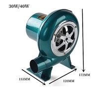 SHEHUALI Ventilatore centrifugo, Ventilatore elettrico CC for uso domestico Piccolo ventilatore centrifugo a velocità regolabile Adattatore 20W 30W 40W for gassificatore ventola caldaia(100W 0.8KN)