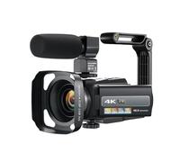 SHEHUALI Videocamera, Videocamera 4K 48MP UHD WiFi IR Visione notturna Vlogging Camera for YouTube Zoom digitale 16X Touch Screen