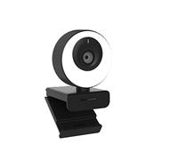 SHEHUALI Webcam, 1080p Webcam 6. 0fps. Autofocus. HD Web Telecamera con telecamera ad anello microfono for Pc Fotocamera informatica(2K 30FPS)