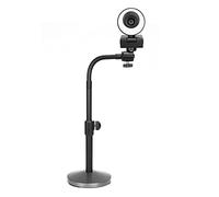 SHEHUALI Webcam, 1080p Webcam 6. 0fps. Autofocus. HD Web Telecamera con telecamera ad anello microfono for Pc Fotocamera informatica(60FPS With Stand 1)