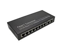 SHEHUALI Webcam, 8 PORTA 100MBPS. IEEE802. 3AF. Poe Interruttore 8ch Plus 2ch Gigabit Uplink Power Over Ethernet Network Switch for IP. AP.