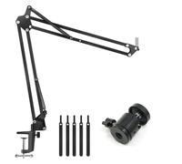 SHEHUALI Webcam, Desktop Microfono Stand Regolabile Braccio a sospensione Stabilizzatore Stabilizzatore Supporto for webcam for fotocamera Web C922 C930e C930 C920