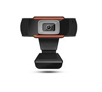 SHEHUALI Webcam, Webcam 1080p pieno USB HD Fotocamera Web con microfono USB and Play Videochia Call Web Cam for Pc Webcast del gamer del desktop del computer(720P)