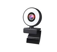 SHEHUALI Webcam, Webcam 4K mini fotocamera for Pc Computer Laptop con microfono Auto Focus Light Video webcam 108 0P 2K. Accessori Live Web Cam(4K (With Tripod))