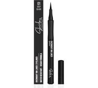 Sheila Cosmetics Overnight Ink Liner | Eyeliner Water Resistant a Lunga Tenuta, Penna con Punta in Feltro | 01 Deep Black