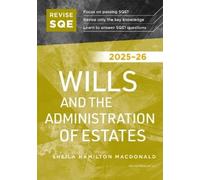Sheila Hamilton M Revise SQE Wills and the Administration of Estates (Tascabile)