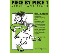 Sheila M. Nelson: Piece By Piece Book 1 (Violin/Piano). For Violino, Accompagnamento di Pianoforte