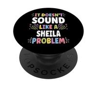 SHEILA Personalized Women's Gift Custom SHEILA PopSockets PopGrip Adesivo
