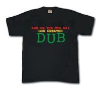 SHEIRYTOO And On The 8Th Day God Created Dub Reggae Dj Rasta Roots Music Festival T-Shirt Men's Male Black M
