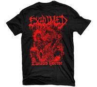 SHEIRYTOO Exhumed Twisted Horror T-Shirt Short Sleeve Men's Man Black XL
