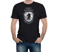 SHEIRYTOO Knight Industries Mens T-Shirt Knight Rider Inspired Kit David Hasselhoff Retro Black M