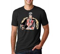 SHEIRYTOO T Shirt Men Funny Tshirt Captain Corto Maltese Graphic T-Shirt Black S