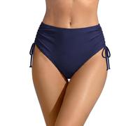 SHEKINI Bikini Slip Donna Triangolo Classic Elegante Ruched Pezzo sotto Costumi da Bagno Slip da Donna Pantaloni Nuoto Bikini Fondo da Spiaggia