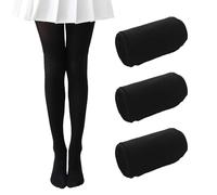 SHEKINI Collant da danza per bambine, confezione da 3 pezzi, per bambini, da ballo, antiscivolo, per bambini, 80-160, Nero , 6 anni
