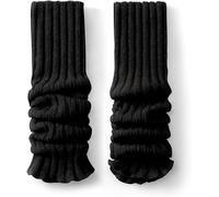 SHEKINI Scaldamuscoli da donna Leg warmers High Heat Warm sopra il ginocchio Calze da donna, calze alte senza piedi, Nero, F