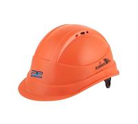 Shelblast Sicurezza Casco Con Plastica Culla Picco (Fluorescente Arancione) Aes