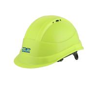Shelblast Sicurezza Casco Con Plastica Culla Picco (Fluorescente Verde) S2u