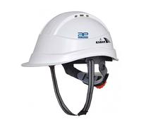 Shelblast Sicurezza Casco Con Plastica Culla Picco (Super Bianco) Aes