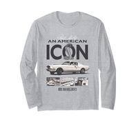 Shelby GT 350 American Icon Details Vintage Sports Car Maglia a Manica