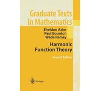 Sheldon Axler Paul Bourdon Ramey Wad Harmonic Function Theor (Copertina rigida)