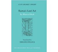 Sheldon I. Pollock Rama's Last Act (Copertina rigida) Clay Sanskrit Library