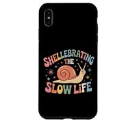 Shelebrating The Slow Life Lumaca Relaxing Vibes Custodia per iPhone XS Max