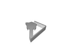 Shelf Bracket with SR71 Aircraft Design for Wall Mounting