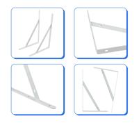 Shelf Brackets Triangolo Muro 2pcs Libreria Supporto Mensola Supporto Angolare