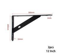 Shelf Brackets Triangolo Muro 2pcs Libreria Supporto Mensola Supporto Angolare