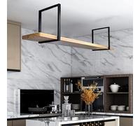 Shelf Ceiling Racks Shelf Hanging Ceiling Mounted Frame Iron Loft Heavy Wine Racks Suitable For Kitchen/bar/restaurant(100CM)