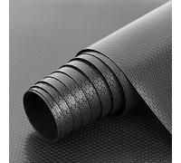 Shelf Liner - Tappetino per cassetto da cucina, in EVA, non adesivo, con tavolo da frigorifero, impermeabile, resistente, per armadio, cassetto, 44,5 x 500 cm, colore: Nero