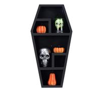 Shelf Wall Shelf, Unico Coffin Storage Shelf, Wall Decor Coffin Shape Shelf, Spooky Gothic Decor, Floating Coffin Bookshelf, Shape Shelf, Gothic Home Decor Shelf, Creative Coffin Shelf