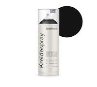 shelfmade Spray gesso nero - Bomboletta spray di alta qualità nero - colori spray opaco calk - Chalk Spray coprente (Midnight - mezzanotte nero)