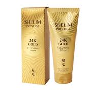 SHELIM 24K Gold Prestige Cleansing Foam 150 ml Rich & Soft Deep Cleansing...