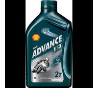 Olio scooter ADVANCE VSX lubrificante sintetico 1L per motori 2T SHELL